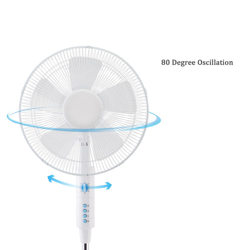 SIBOLUX Manufacturer 16 inch Pedestal Fan With Timer | Household Plastic Cooling Stand Fan