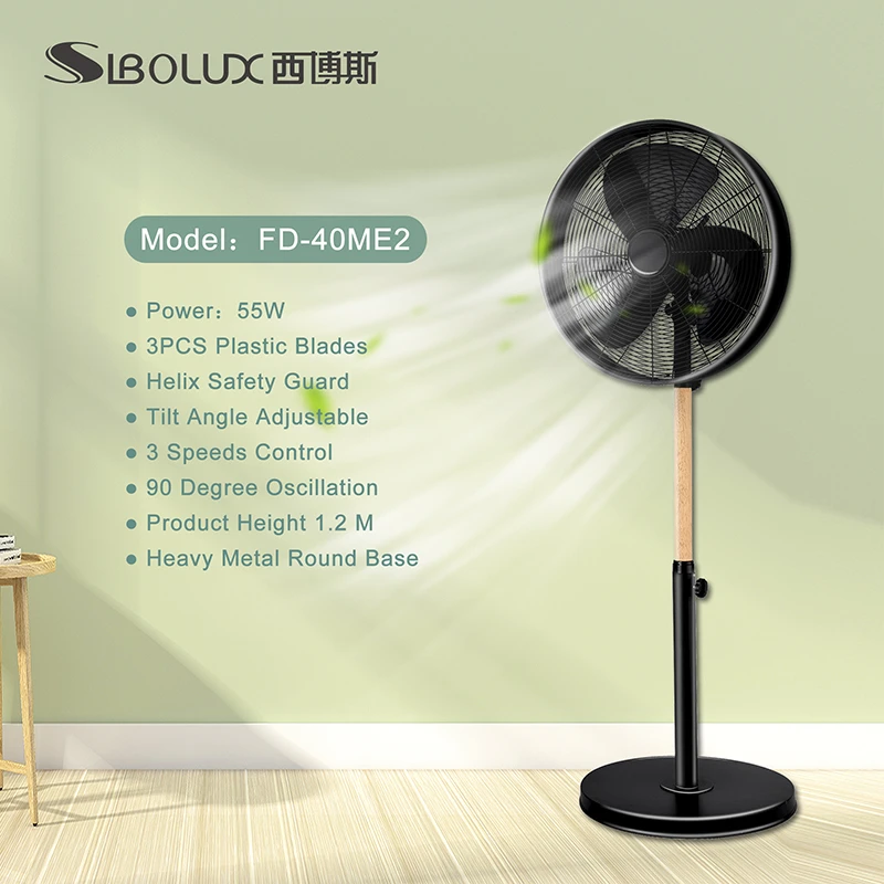 Sibolux 16 Inch Metal Standing Fan FD-40ME2
