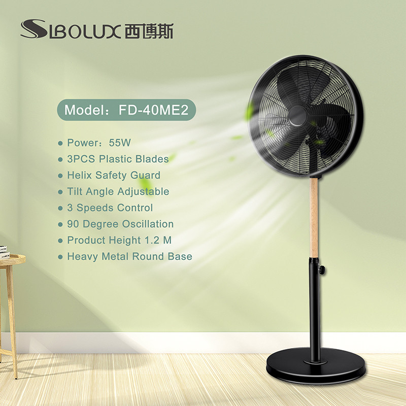 Sibolux 16 Inch Metal Standing Fan FD-40ME2