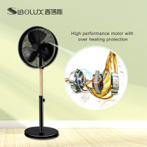 SIBOLUX 16 inch Metal Pedestal Fan | Retro Cooling Standing Fan | Ventilateur Electric Stand Fan