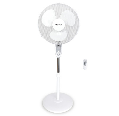 SIBOLUX Manufacturer 16 inch Pedestal Fan With Remote | Europe Plastic Stand Fan With Remote