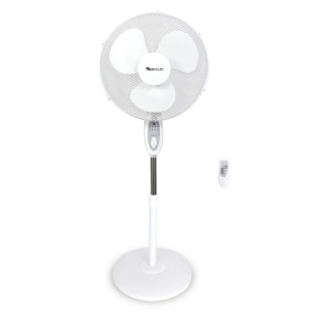 SIBOLUX Manufacturer 16 inch Pedestal Fan With Timer | Europe Plastic Stand Fan | Basic Standing Fan