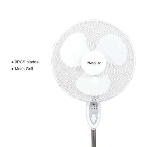 SIBOLUX Manufacturer 16 inch Pedestal Fan With Remote | Europe Plastic Stand Fan With Remote