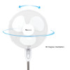 SIBOLUX Manufacturer 16 inch Pedestal Fan With Timer | Europe Plastic Stand Fan | Basic Standing Fan