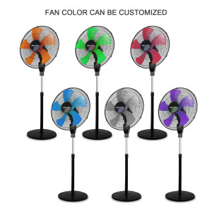 SIBOLUX 18 inch Powerful Electric Velocity Fan | Plastic Ventilateur Fan | Plastic Cooling Pedestal Fan