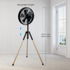 SIBOLUX 16 inch Tripod Metal Pedestal Fan | Retro Stand Fan | Ventilateur Electric Standing Fan