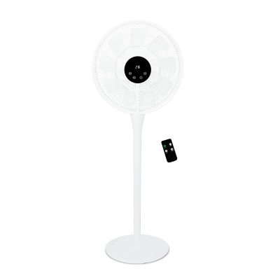 SIBOLUX 16 inch DC Stand Fan With Remote | 2 In 1 Circulation Fan  |  DC Pedestal Fan 2 In 1