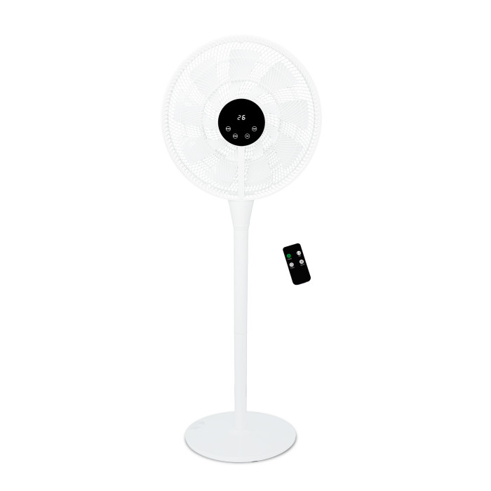 SIBOLUX 16 inch DC Stand Fan With Remote | 2 In 1 Circulation Fan | DC Pedestal Fan 2 In 1