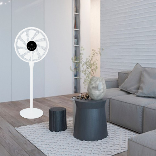 SIBOLUX 16 inch DC Stand Fan With Remote | 2 In 1 Circulation Fan  |  DC Pedestal Fan 2 In 1