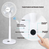SIBOLUX 14 inch DC 2 In 1 Fan With Remote | Portable DC Stand Fan | DC Circulating Pedestal Fan