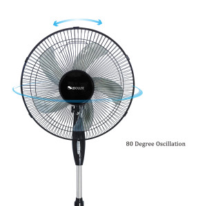 SIBOLUX 16 inch Electric Standing Fan | Ventilateur Cooling Floor Fan | Househld Plastic Pedestal Fan