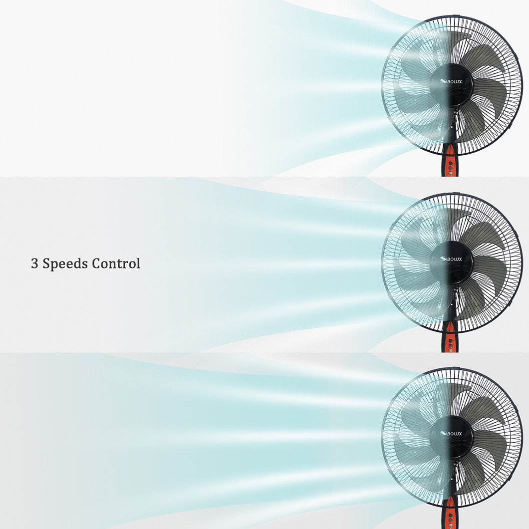 Sibolux 16 Inch Plastic Standing Fan FD-404