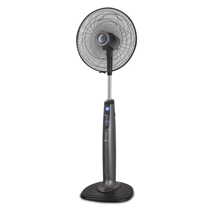 SIBOLUX 16 inch Standing Fan With Remote | Plastic Pedestal Fan With Remote | Smart Fan With Remote