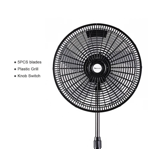 Ventilateur sur pied SIBOLUX Velocity 18 pouces | Puissant ventilateur oscillant | Ventilateur sur pied