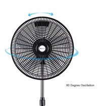 SIBOLUX 18 inch Velocity Stand Fan | Powerful Oscillating Cooling Fan | Ventilador Pedestal Fan
