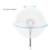 SIBOLUX 18 inch Standing Fan | Ventilateur Velocity Stand Fan | Portable Oscillating Pedestal Fan