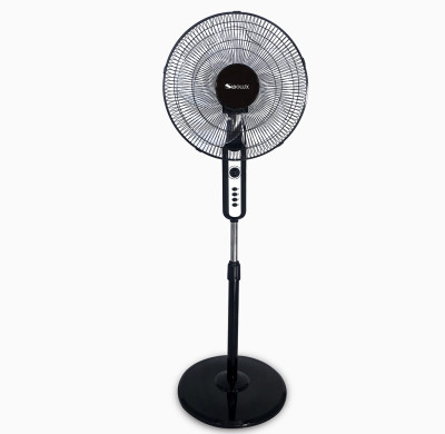 SIBOLUX 16 inch Standing Fan With Timer | Round Base Plastic Stand Fan | Oscillating Pedestal fan