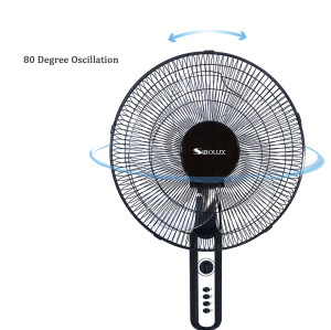 SIBOLUX 16 inch Standing Fan With Timer | Round Base Plastic Stand Fan | Oscillating Pedestal fan