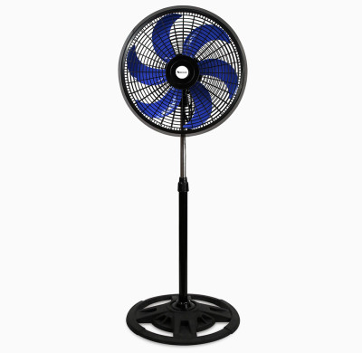 SIBOLUX 18 Inch Plastic Pedestal Fan | Ventilateur Standing Fan | Oscillating Stand Fan