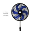 SIBOLUX 18 Inch Plastic Pedestal Fan | Ventilateur Standing Fan | Oscillating Stand Fan