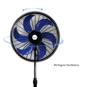 Ventilateur sur pied en plastique SIBOLUX 18 pouces | Ventilateur sur pied oscillant