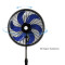 SIBOLUX 18 Inch Plastic Pedestal Fan | Ventilateur Standing Fan | Oscillating Stand Fan