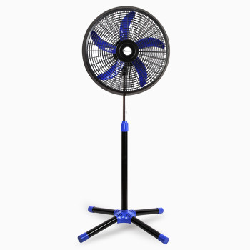 SIBOLUX 18 inch Stand Fan | Oscillating Plastic Standing Fan | Ventilateur Cooling Pedestal Fan