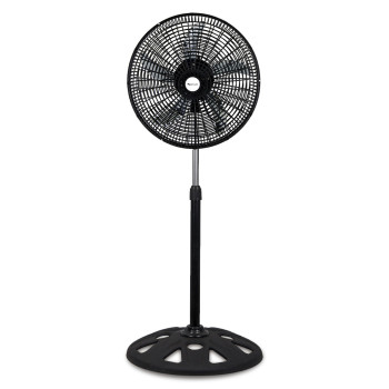 SIBOLUX 18 Inch Stand Fan with Round Base | Height Adjustable Pedestal Fan With 3 Speed Settings