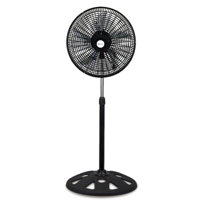 Ventilateur sur pied SIBOLUX 18 pouces avec base ronde | Ventilateur sur pied réglable en hauteur avec 3 vitesses