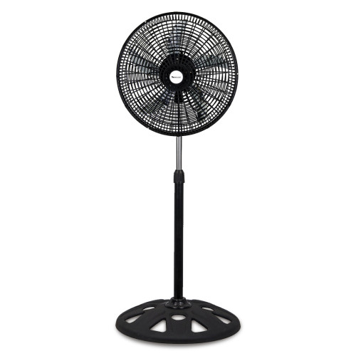 Ventilateur sur pied SIBOLUX 18 pouces avec base ronde | Ventilateur sur pied réglable en hauteur avec 3 vitesses