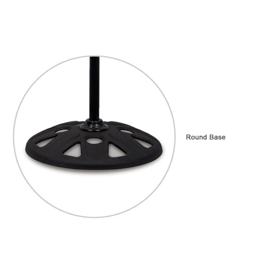 Ventilateur sur pied SIBOLUX 18 pouces avec base ronde | Ventilateur sur pied réglable en hauteur avec 3 vitesses