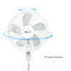 SIBOLUX 16 inch Pedestal Fan With Remote | Indoor 16 Inch Plastic Standing Fan With Remote