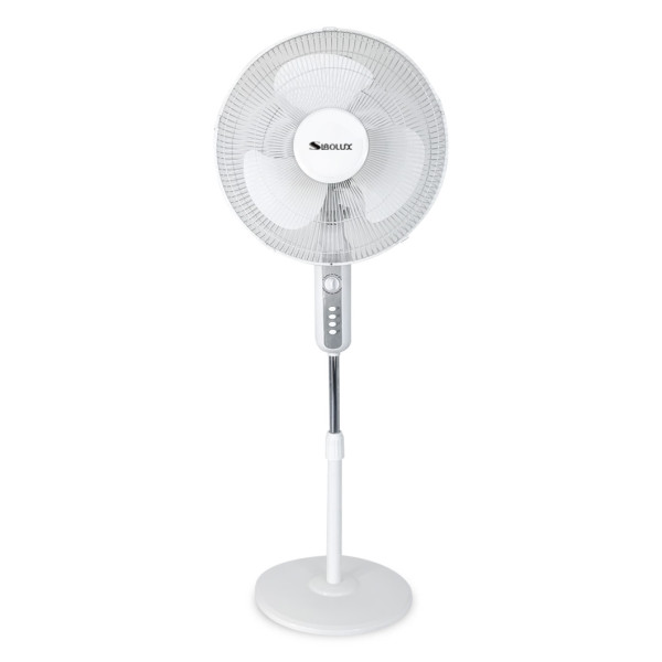Ventilador de pedestal SIBOLUX de 16 pulgadas para electrodomésticos | Ventilador eléctrico de pedestal de plástico a bajo precio