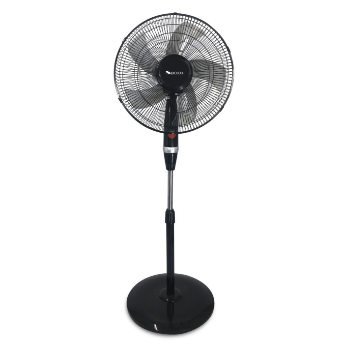 SIBOLUX 16 Inch Oscillating Electric Fan with Round Base | Preferential Powerful Wind 16 inch Standing Fan