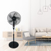 SIBOLUX 16 Inch Oscillating Electric Fan with Round Base | Preferential Powerful Wind 16 inch Standing Fan