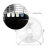 SIBOLUX Powerful 14 Inch Metal Floor Fan | High Velocity 14 inch Industrial Standing Fan