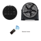 Digital 20 Inch Plastic Box Fan With Remote | Electric Turbo Fan With Remote |  Powerful Floor Fan