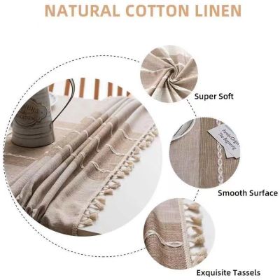 tablecloth linen khaki tablecloth