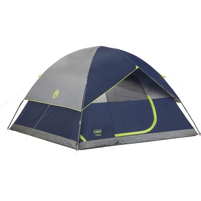 Camping tent 4 Person Dome Tent with Easy Setup, Included Rainfly and waterproof portable