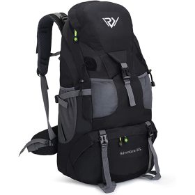 Camping large space backpack, waterproof lightweight backpack, suitable for outdoor camping travel