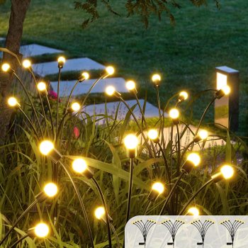 Solar firefly lamp, solar lamp outdoor waterproof, star rocked solar firefly lamp, landscape outdoor