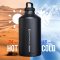 Insulated stainless steel water bottle, large gallon water bottle,portable bags with cord handle