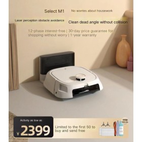 Sweeping robot is lntelligent voice control, high safety and ultra-thin body design