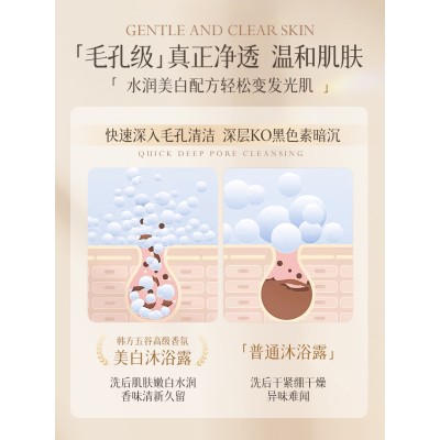 Whitening body wash body whitening lasting stay fragrance tanning repair non a wash licensed