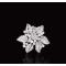 Luxury high flash snowflakes butterfly flower brooch A brooch  diamond