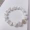 Female minimalist cat's eye crystal bracelet with niche design