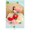 Plush toy flower Tulip Throw Pillow sofa decoration cushion velvet