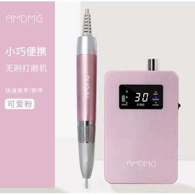 Ultraviolet lamp with power storage, glue peeling and polishing machine for nail enhancementSmall convenient pen type dead skin removal grindeUltraviolet lamp