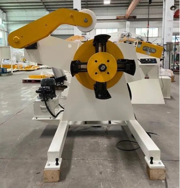 hydraulic decoiler production line at the FANTY factory