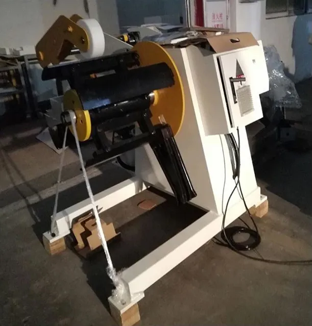 manual decoiler production line at the FANTY factory